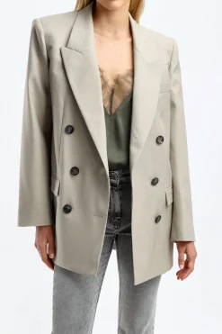 Femme Isabel Marant Blazer Nevimea En Paille