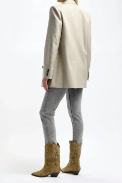 Femme Isabel Marant Blazer Nevimea En Paille