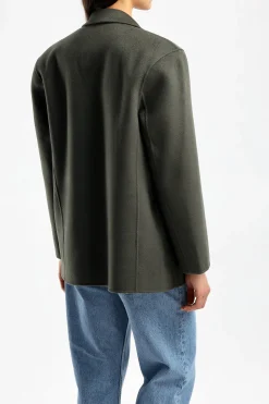 Femme Anine Bing Blazer Quinn En Olive