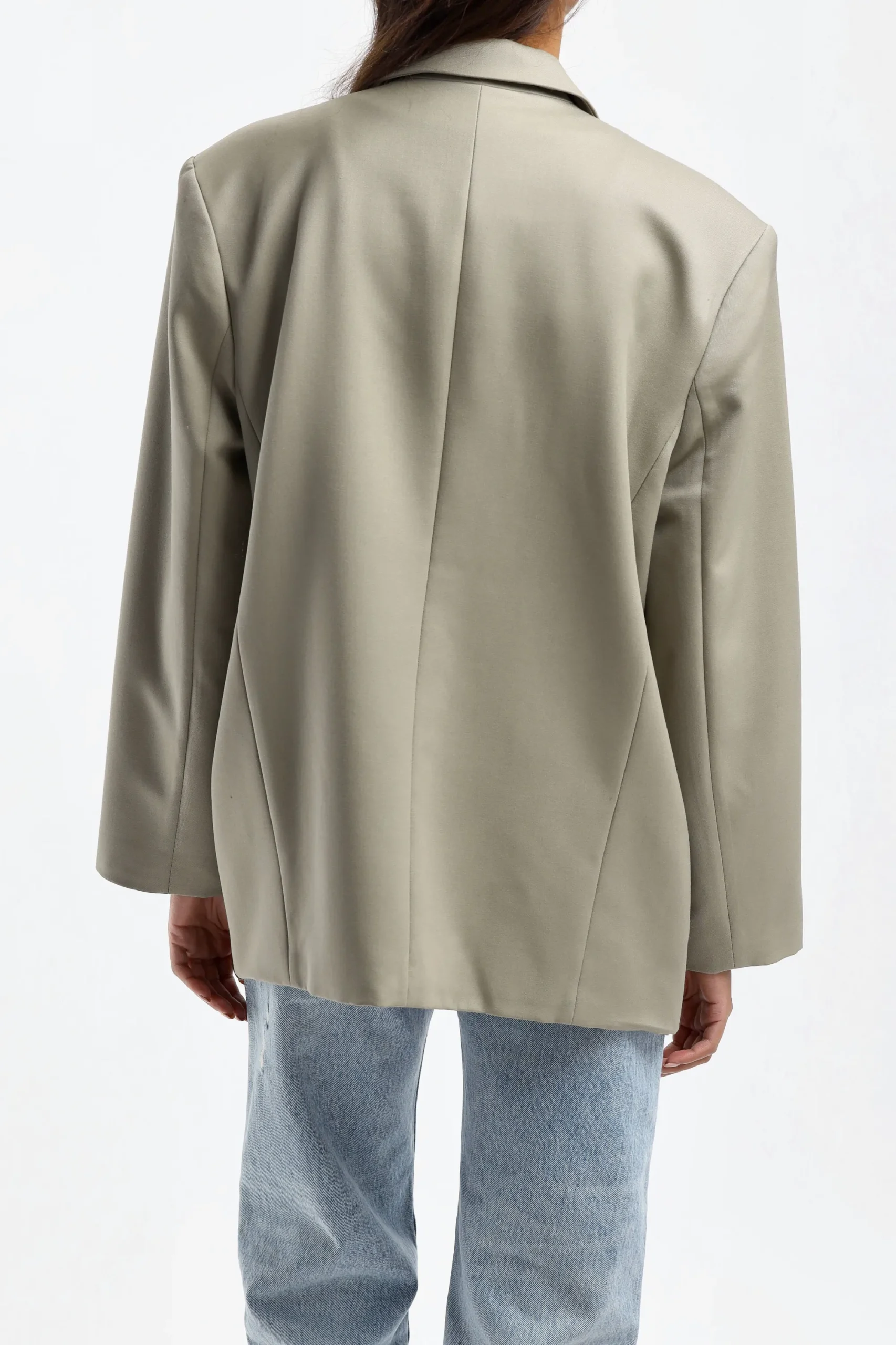 Femme Anine Bing Blazer Quinn En Vert Kaki