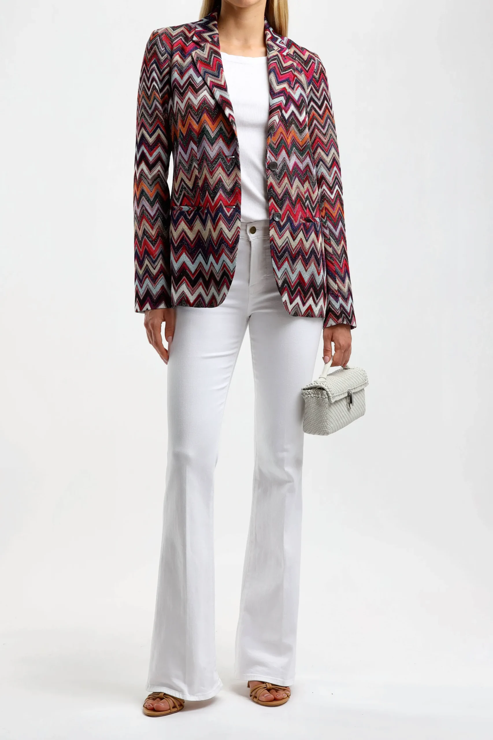 Femme Missoni Blazer Rose/Noir