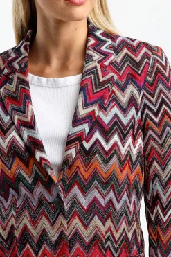 Femme Missoni Blazer Rose/Noir