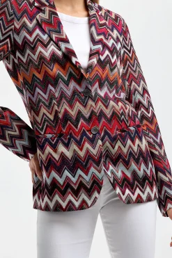 Femme Missoni Blazer Rose/Noir