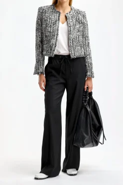 Femme IRO Blazer Silgo En Noir Et Blanc