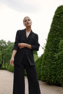 Femme Toteme Blazer Slim En Noir