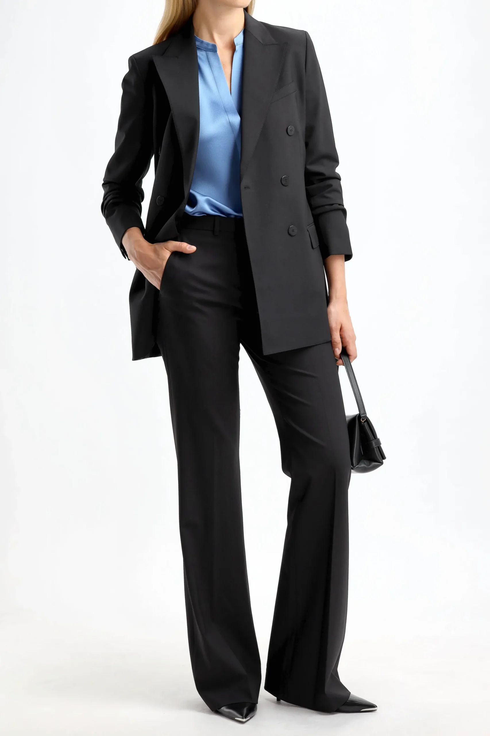Femme Theory Blazer Tracea Double En Noir