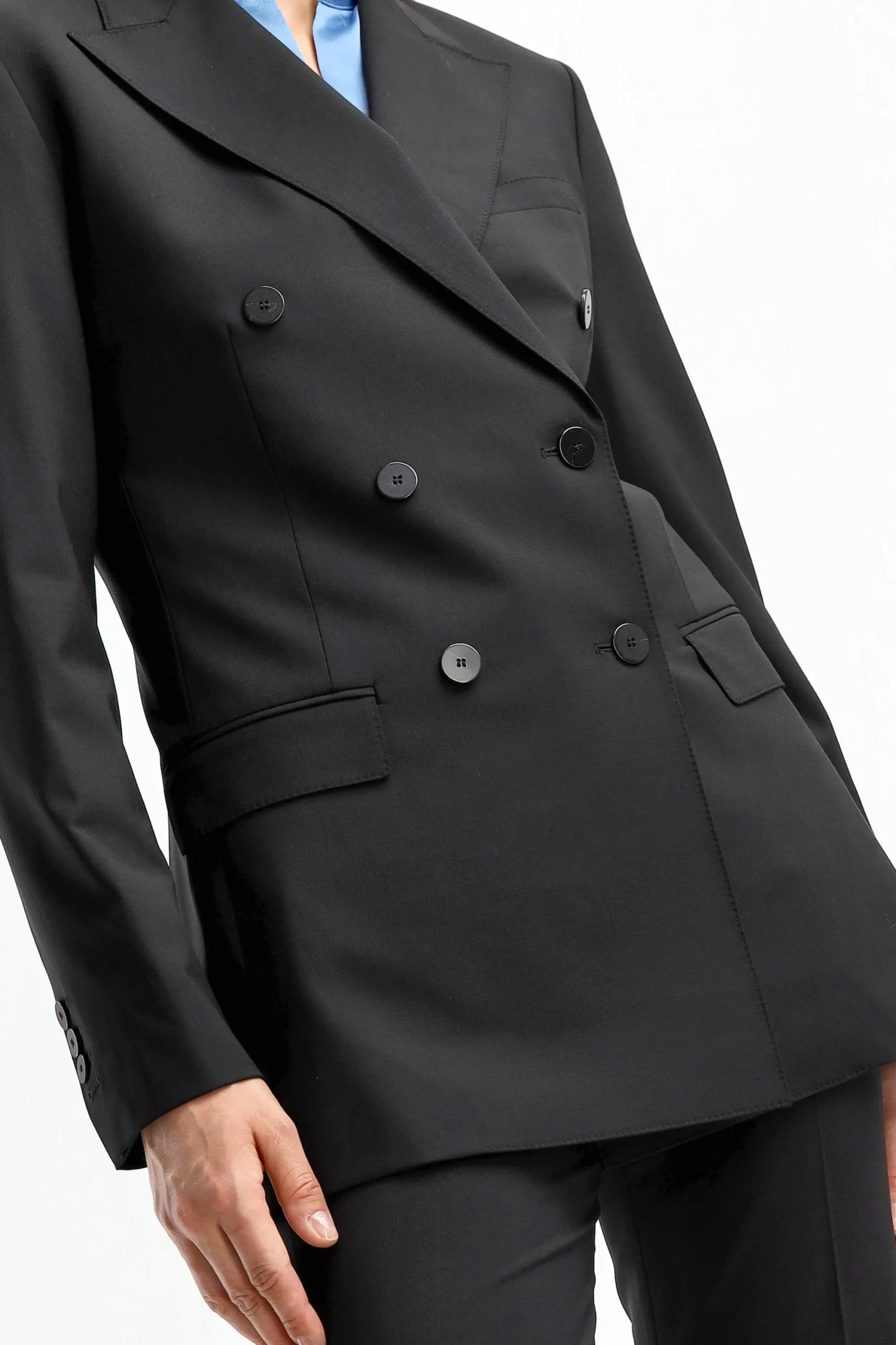 Femme Theory Blazer Tracea Double En Noir