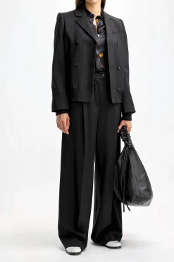 Femme Sportmax Blouse Astor En Noir