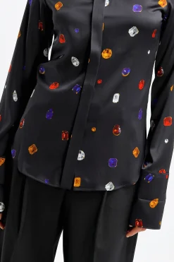 Femme Sportmax Blouse Astor En Noir