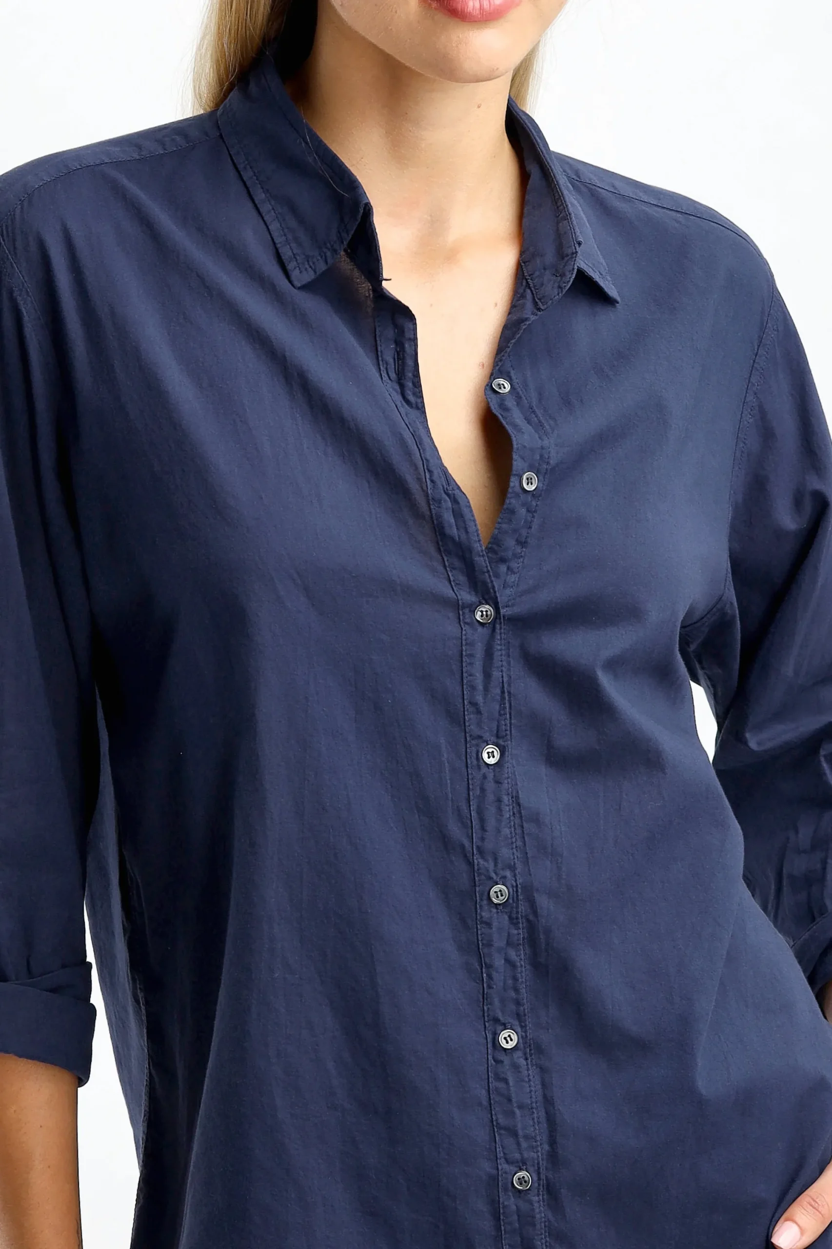 Femme Xirena Blouse Beau En Bleu Marine