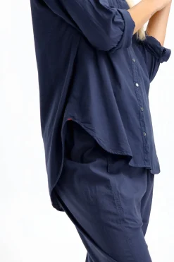 Femme Xirena Blouse Beau En Bleu Marine