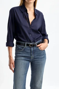 Femme Xirena Blouse Beau In Deep Blue
