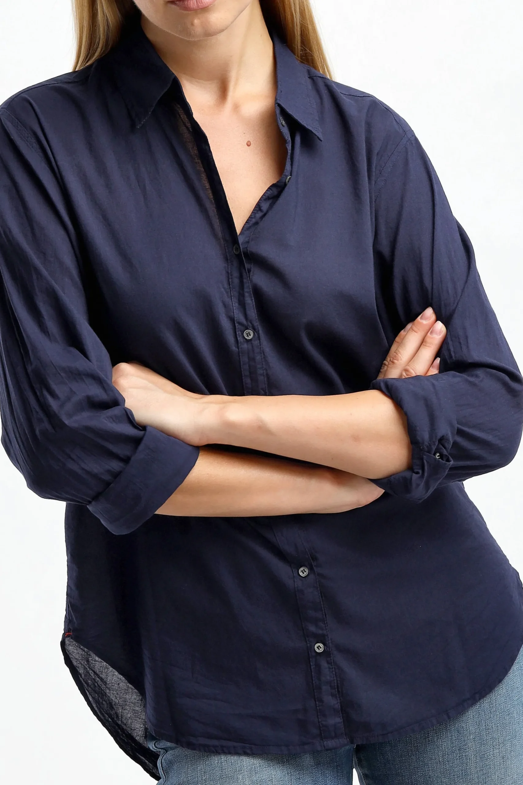 Femme Xirena Blouse Beau In Deep Blue
