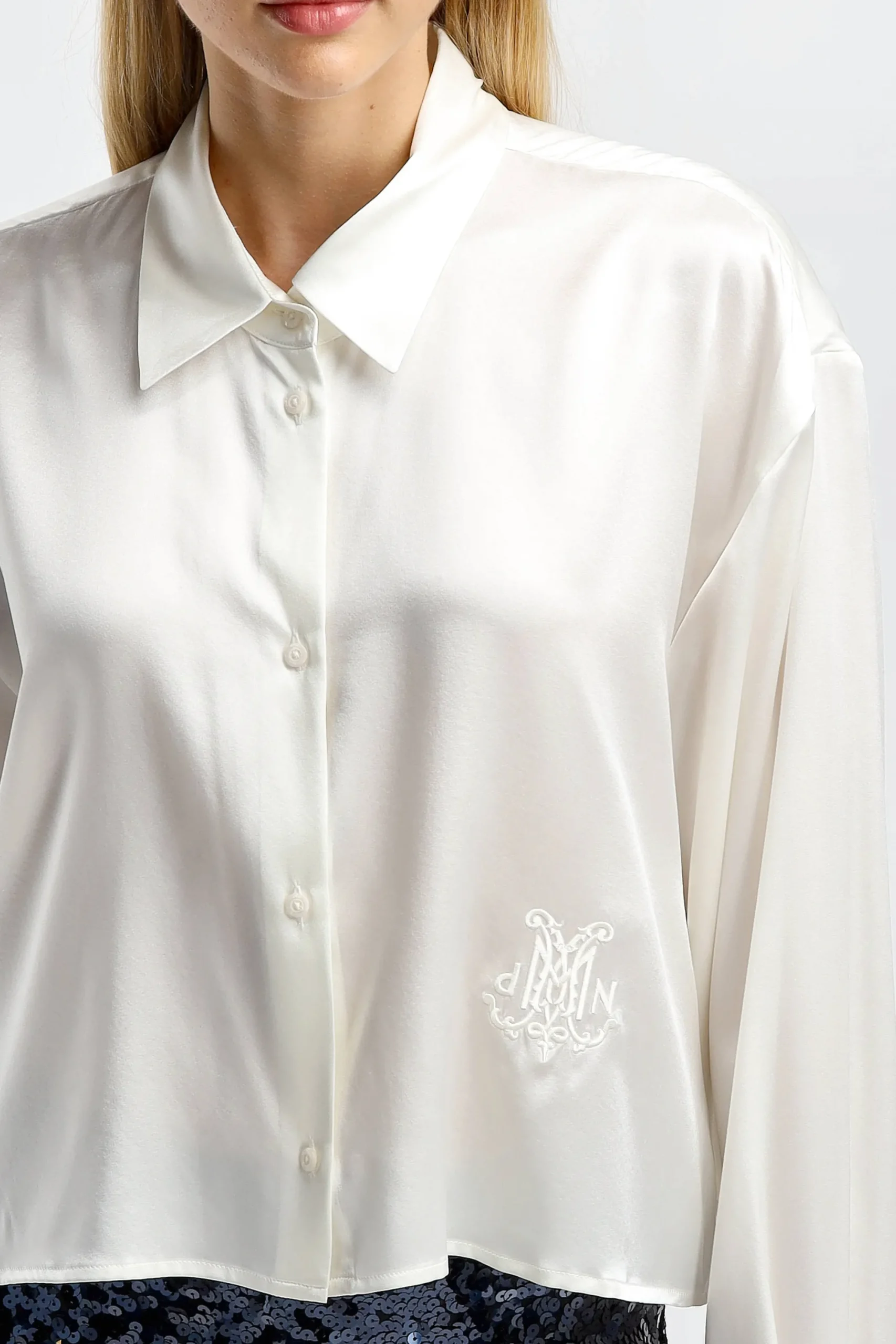 Femme DMN Blouse Bebe Chloe En Ecru