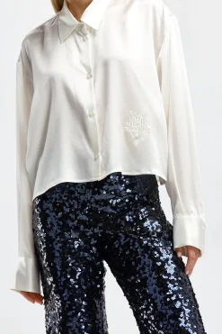 Femme DMN Blouse Bebe Chloe En Ecru