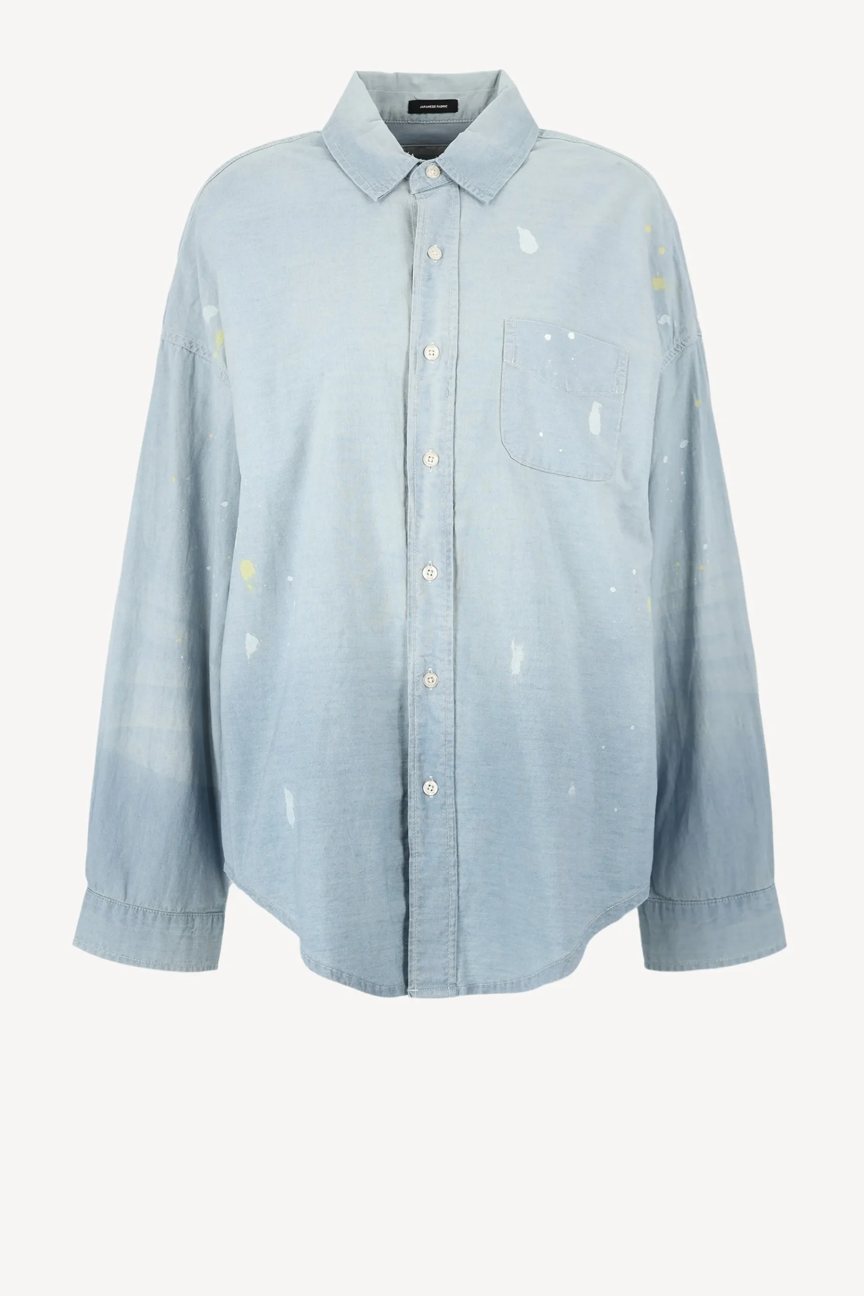 Femme R13 Blouse Boxy Button Up En Bleu Vintage
