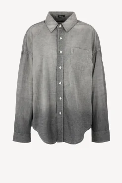 Femme R13 Blouse Boxy Button Up En Vintage Black