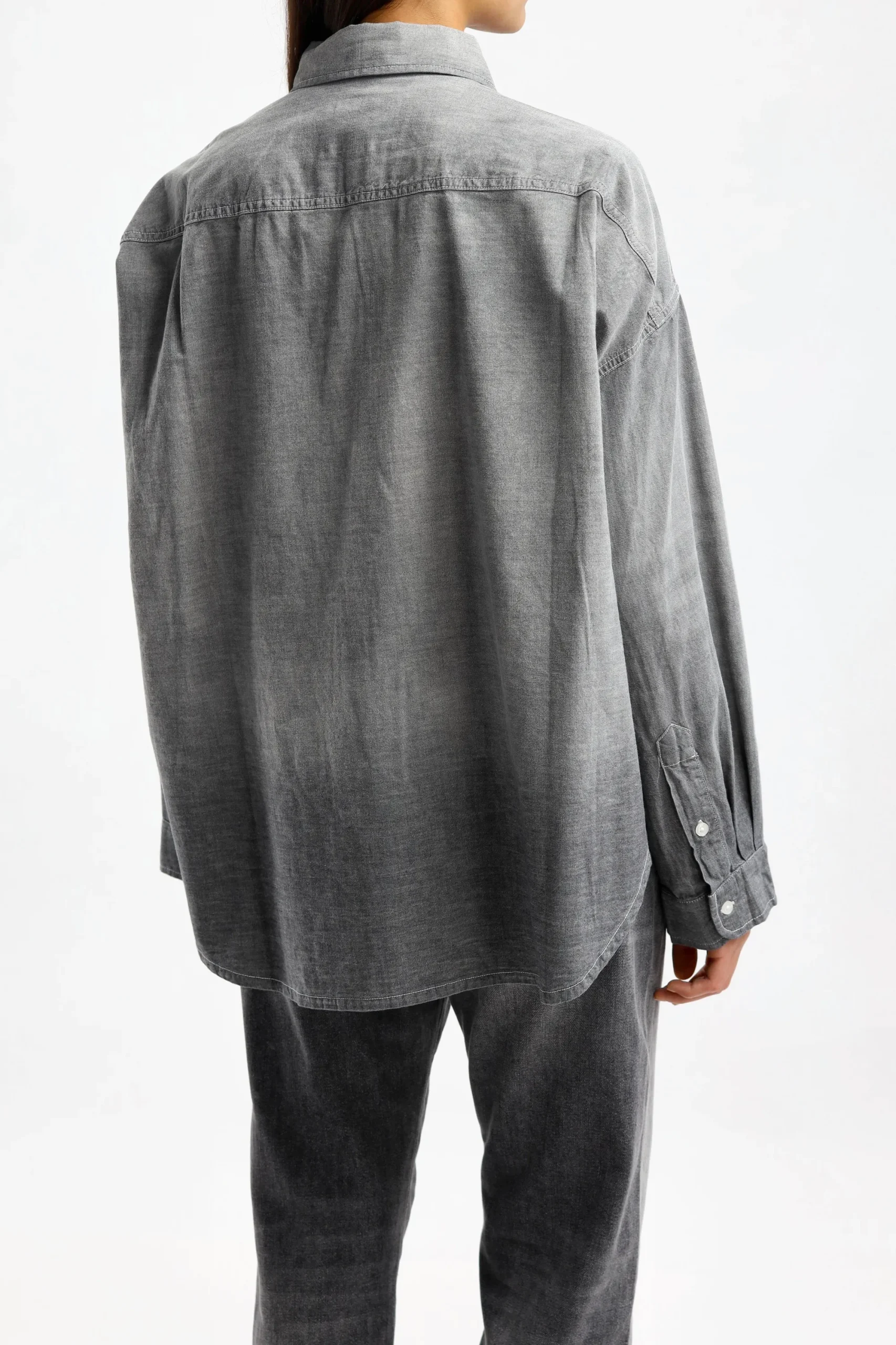 Femme R13 Blouse Boxy Button Up En Vintage Black