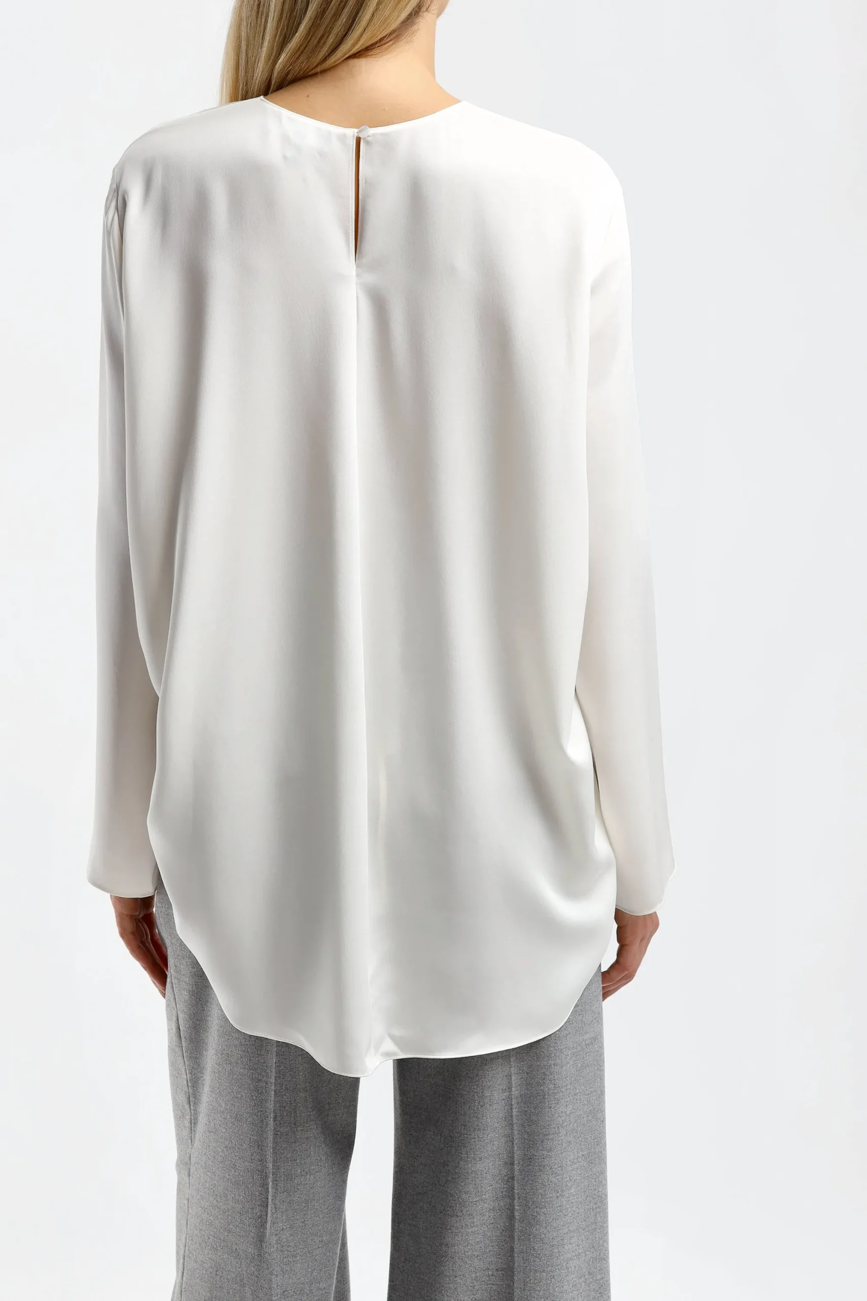 Femme Theory Blouse Cape En Ivoire