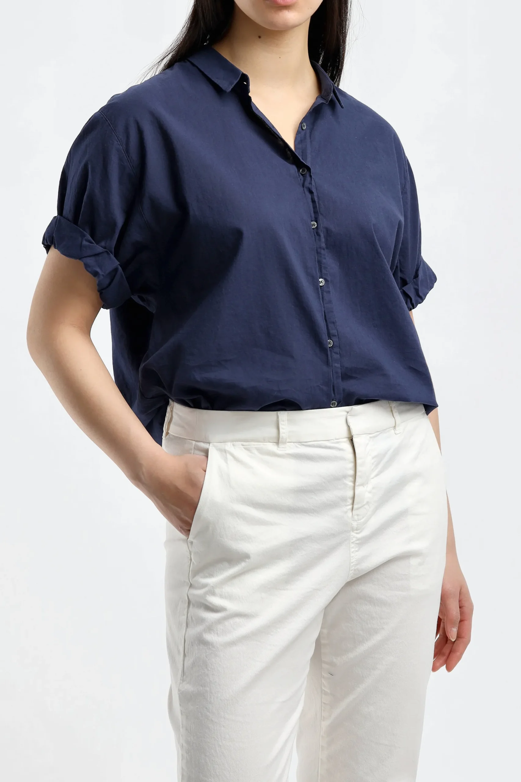 Femme Xirena Blouse Channing En Bleu Marine