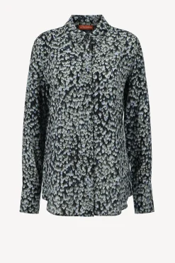 Femme Altuzarra Blouse Chika Dans Stormcloud Feather