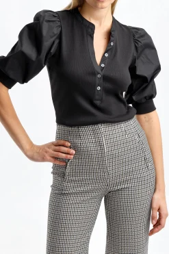 Femme Veronica Beard Blouse Coralee En Noir