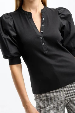 Femme Veronica Beard Blouse Coralee En Noir