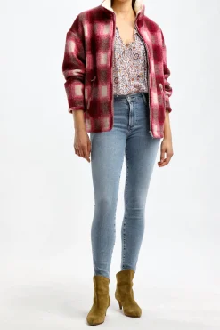 Femme Marant Etoile Blouse Daytonea En Rose Pale