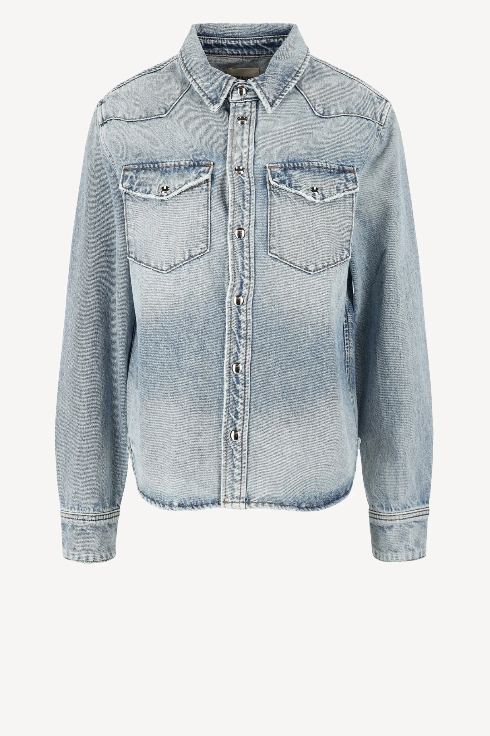 Femme Khaite Blouse En Jean Wesley A Bryce