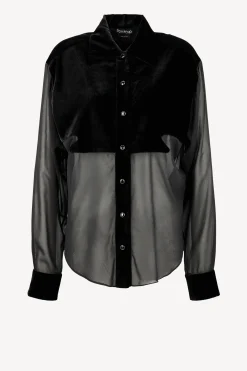 Femme Tom Ford Blouse En Soie Suit En Noir