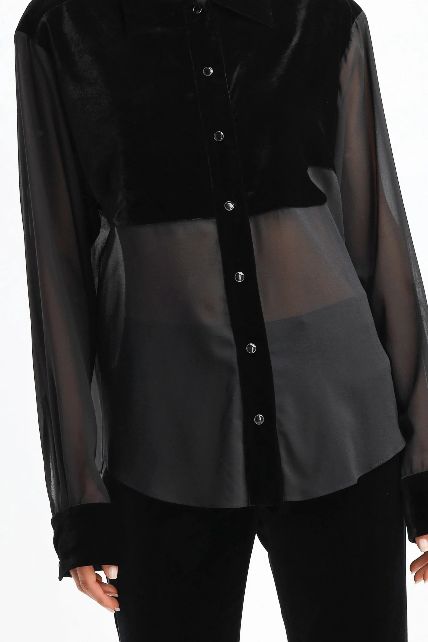 Femme Tom Ford Blouse En Soie Suit En Noir