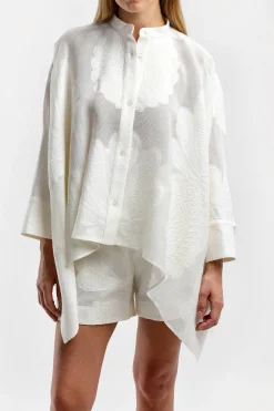 Femme La Double J Blouse Foulard En Dentelle Pineapple