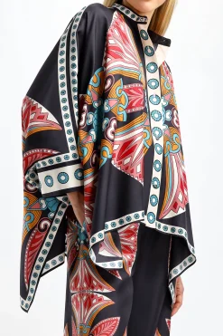 Femme La Double J Blouse Foulard En Lotus