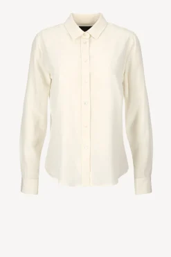 Femme Nili Lotan Blouse Gaia Slim En Ivoire
