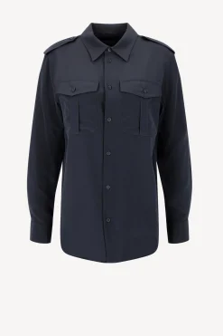 Femme Nili Lotan Blouse Jeanette En Dark Navy