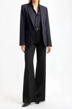 Femme Nili Lotan Blouse Jeanette En Dark Navy