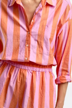 Femme Xirena Blouse Jordy A Rayures Pomelo