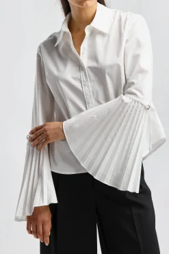 Femme Simkhai Blouse Jordy En Blanc