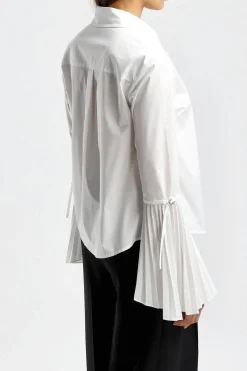 Femme Simkhai Blouse Jordy En Blanc