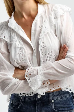 Femme Marant Etoile Blouse Kelmon En Blanc