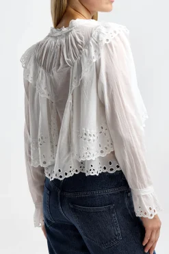 Femme Marant Etoile Blouse Kelmon En Blanc