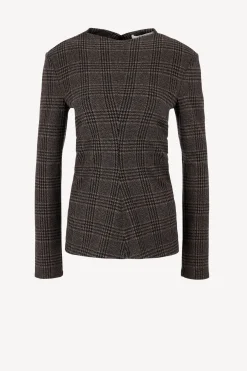 Femme Tibi Blouse Lutz En Marron