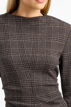 Femme Tibi Blouse Lutz En Marron