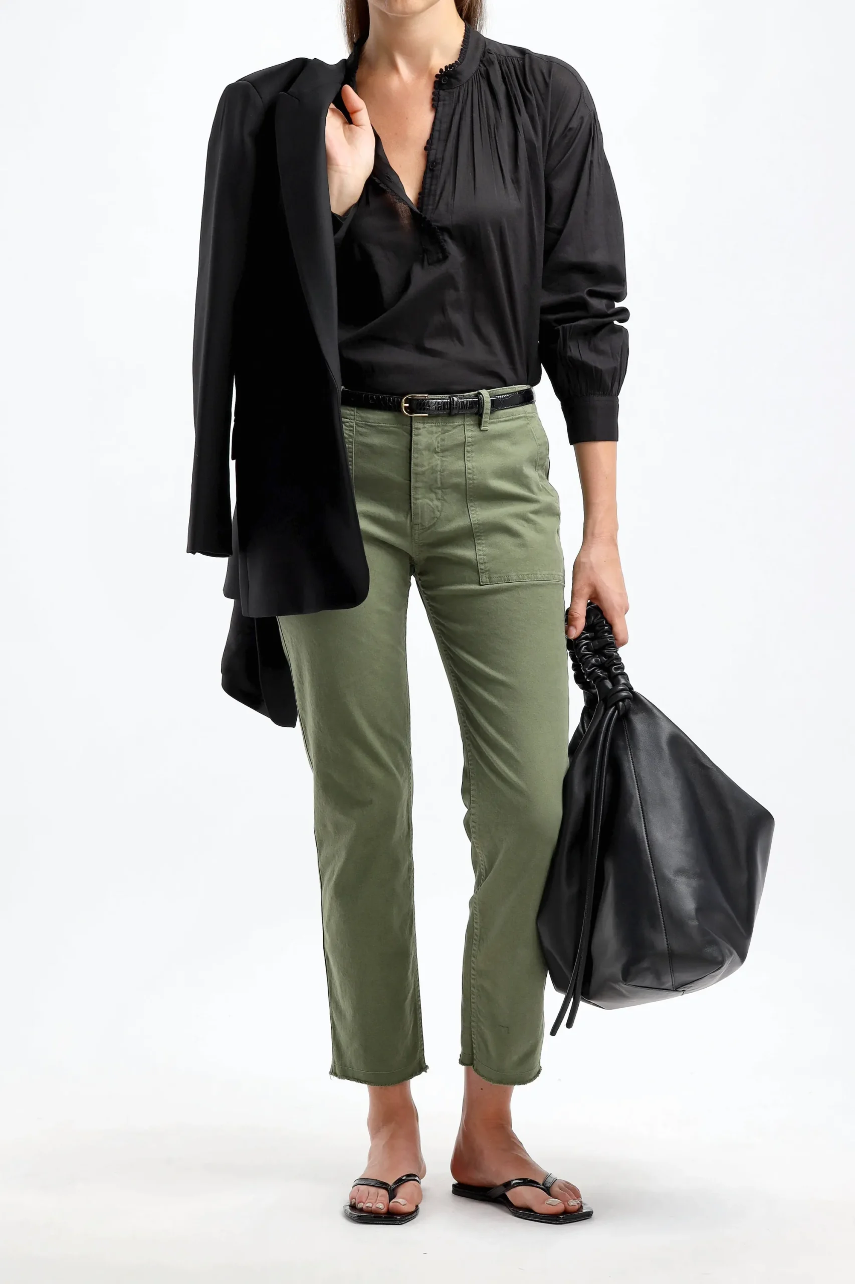 Femme Nili Lotan Blouse Marcel En Noir