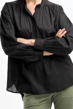 Femme Nili Lotan Blouse Marcel En Noir