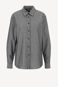 Femme Nili Lotan Blouse Raphael En Noir Et Blanc