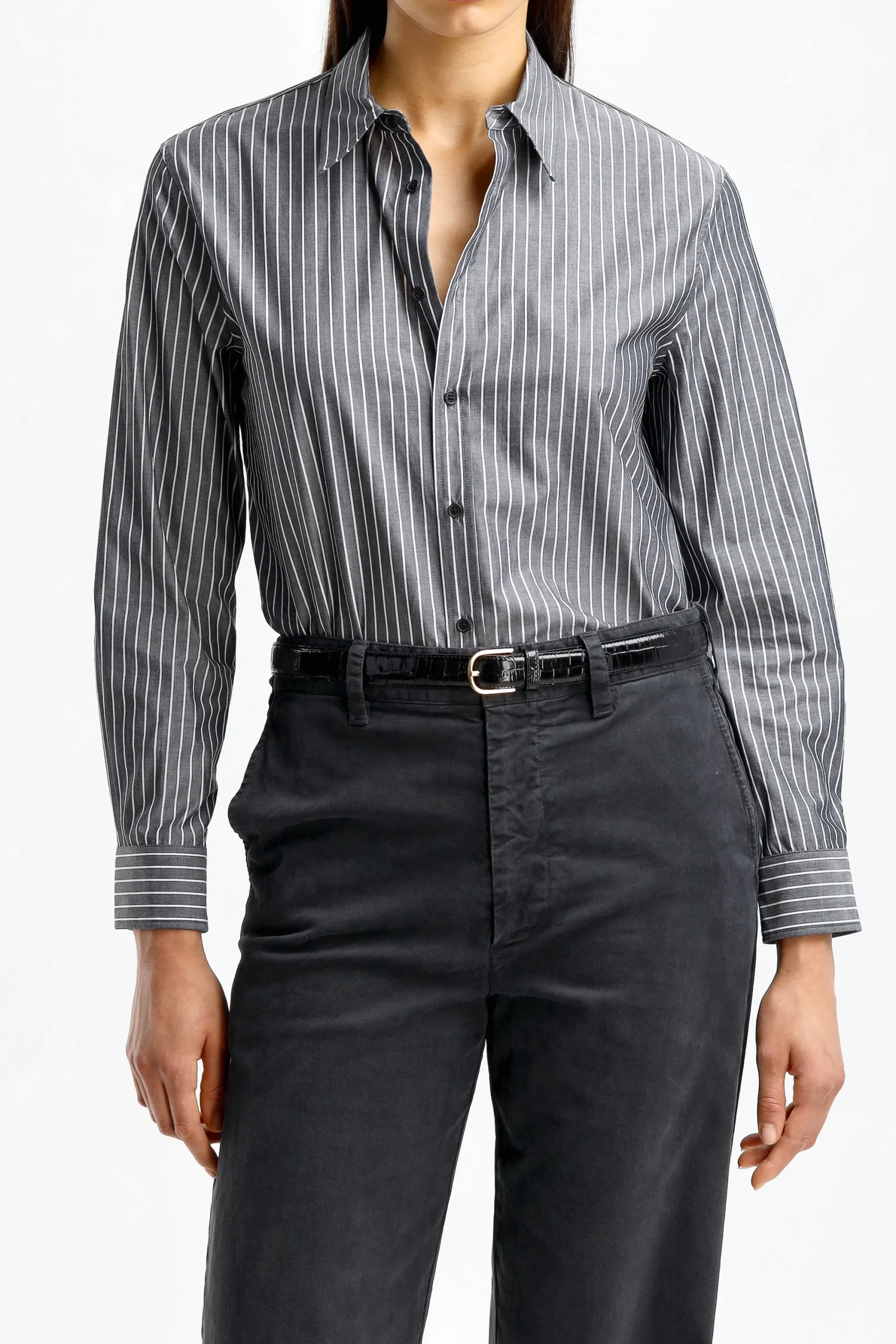 Femme Nili Lotan Blouse Raphael En Noir Et Blanc