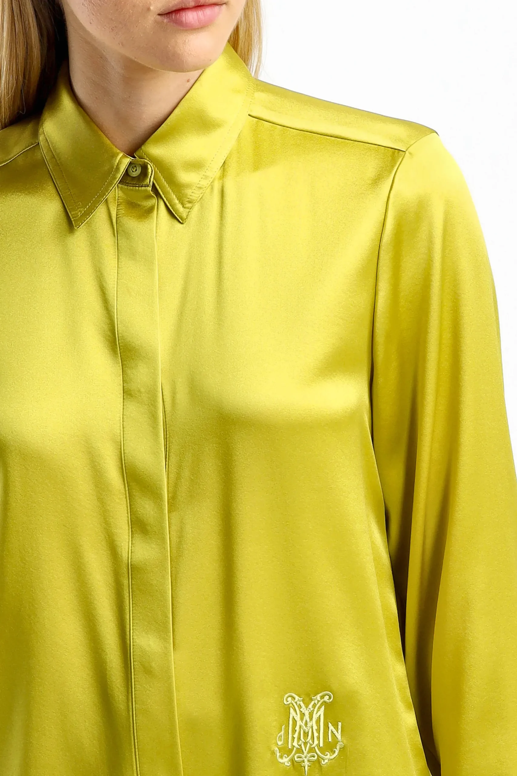 Femme DMN Blouse Regina En Olive