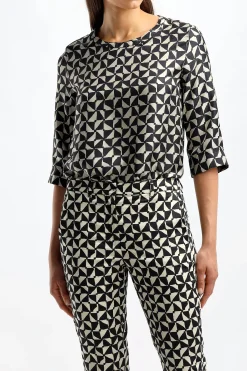 Femme S Max Mara Blouse Relais En Ecru