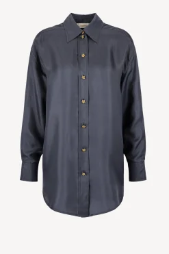 Femme Zimmermann Blouse Relaxed In Paradise Navy